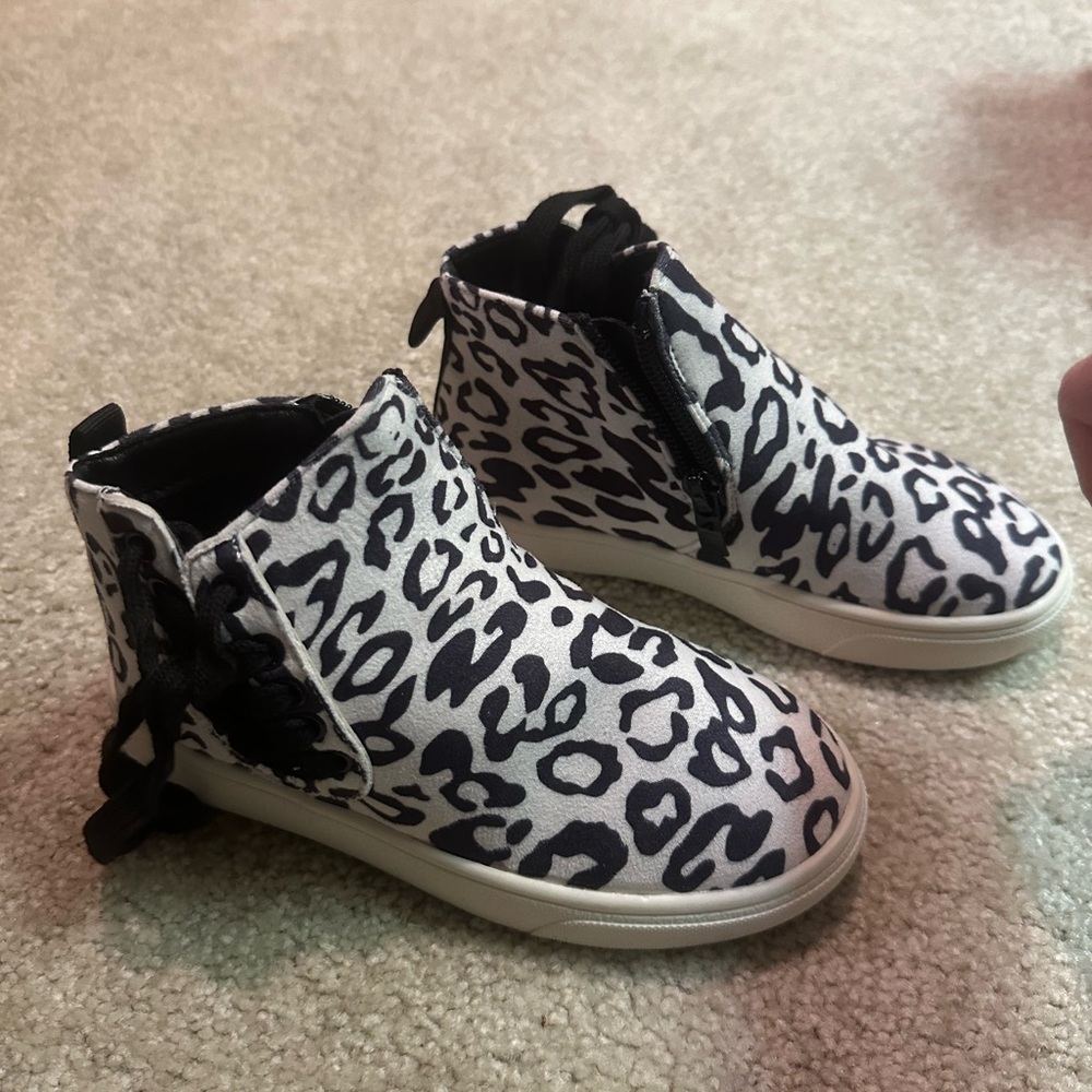 Leopard Print Kids Shoes